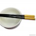 Fiberglass Chopsticks.5 Pairs Reusable Luxury Safe Chopstick. Wooden Chopsticks Replacement Made With Non-Toxic Dishwasher Safe Melamine.(Family Pack 26cm Long) … - B079HZ629Y